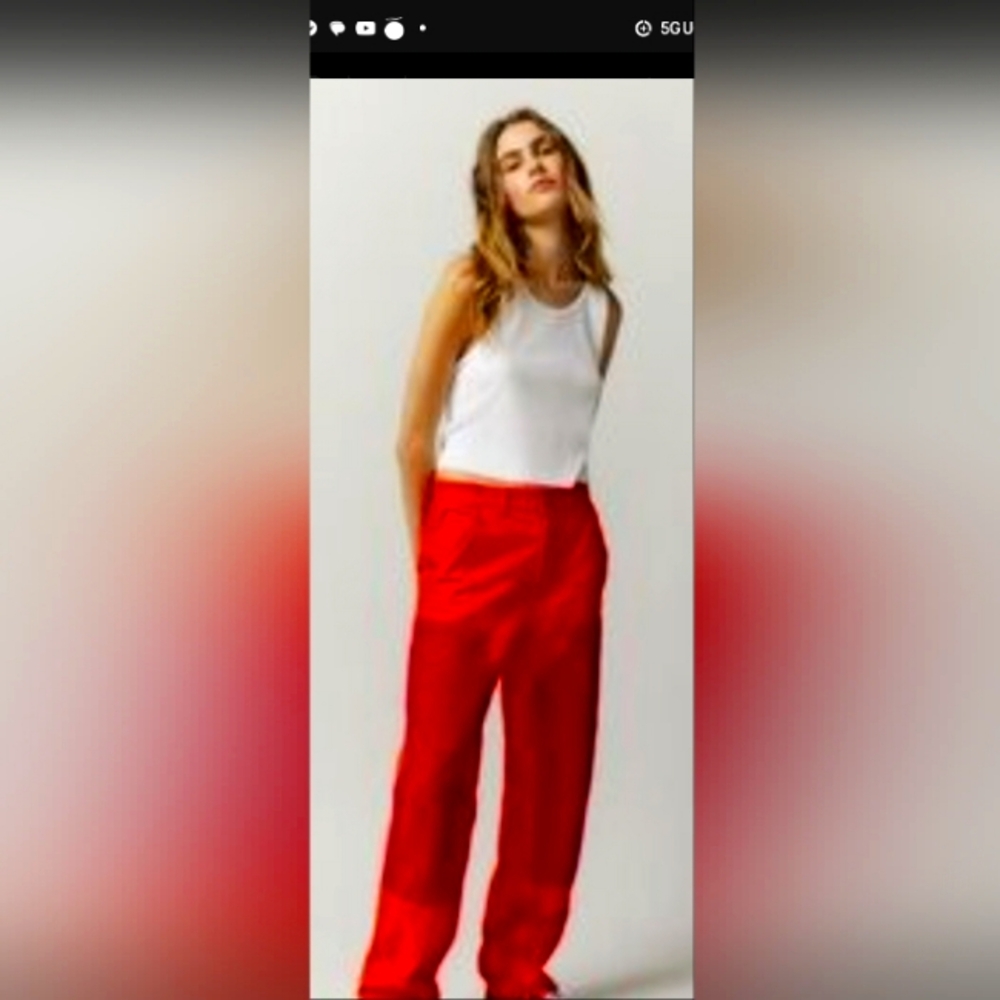 BCBG Orange Carpenter Pants